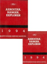 1994 Ford Truck Aerostar Explorer Ranger Factory Shop Service Manual