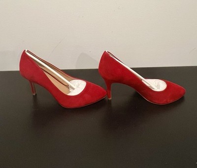 I.N.C Pumps Women's Size 8M Faux Suede Red