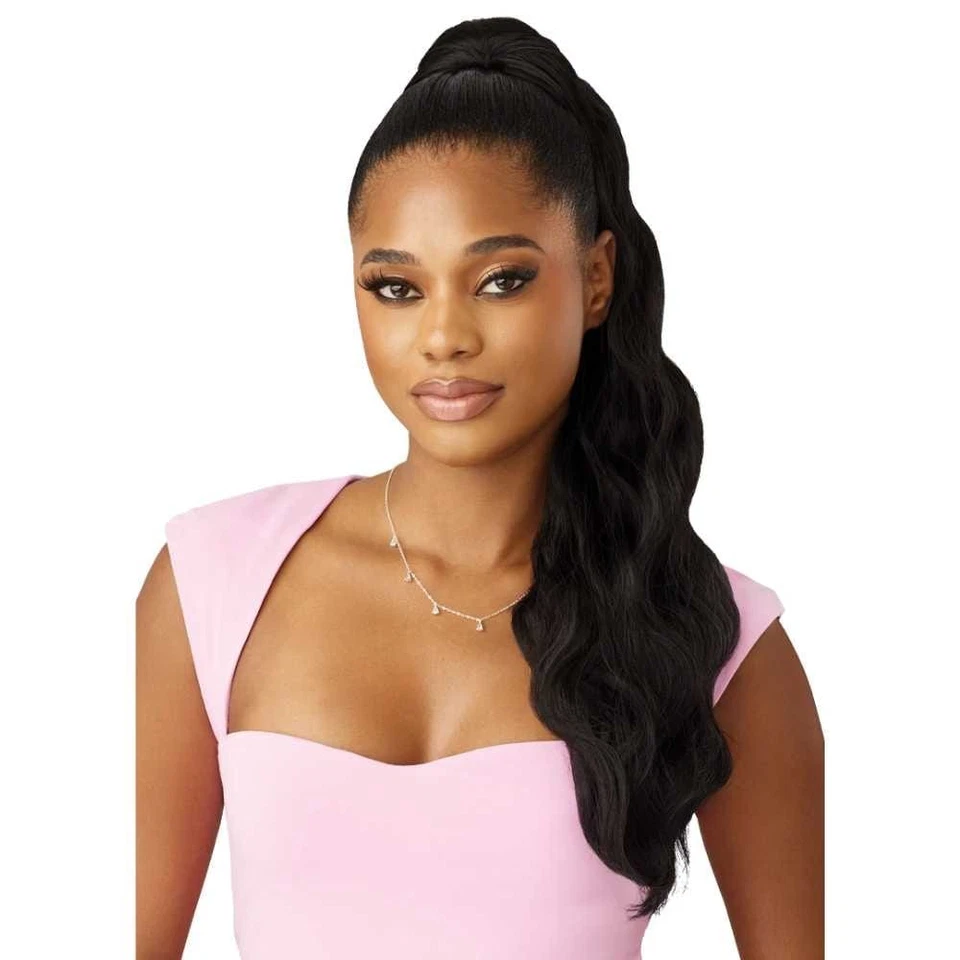 Cola de caballo con cordón sintético bastante rápido Outre - Belisse Foto 2 de 4