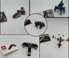 LEGO Star Wars  30244, 30053, 30243, 30240, JEK-14 TRU Ships- 100% Complete Sets