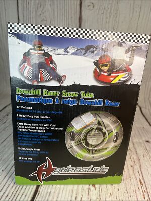 Hydroslide Downhill Racer Snow Tube 37  , 120 Lb Capacity 2013 New In Box