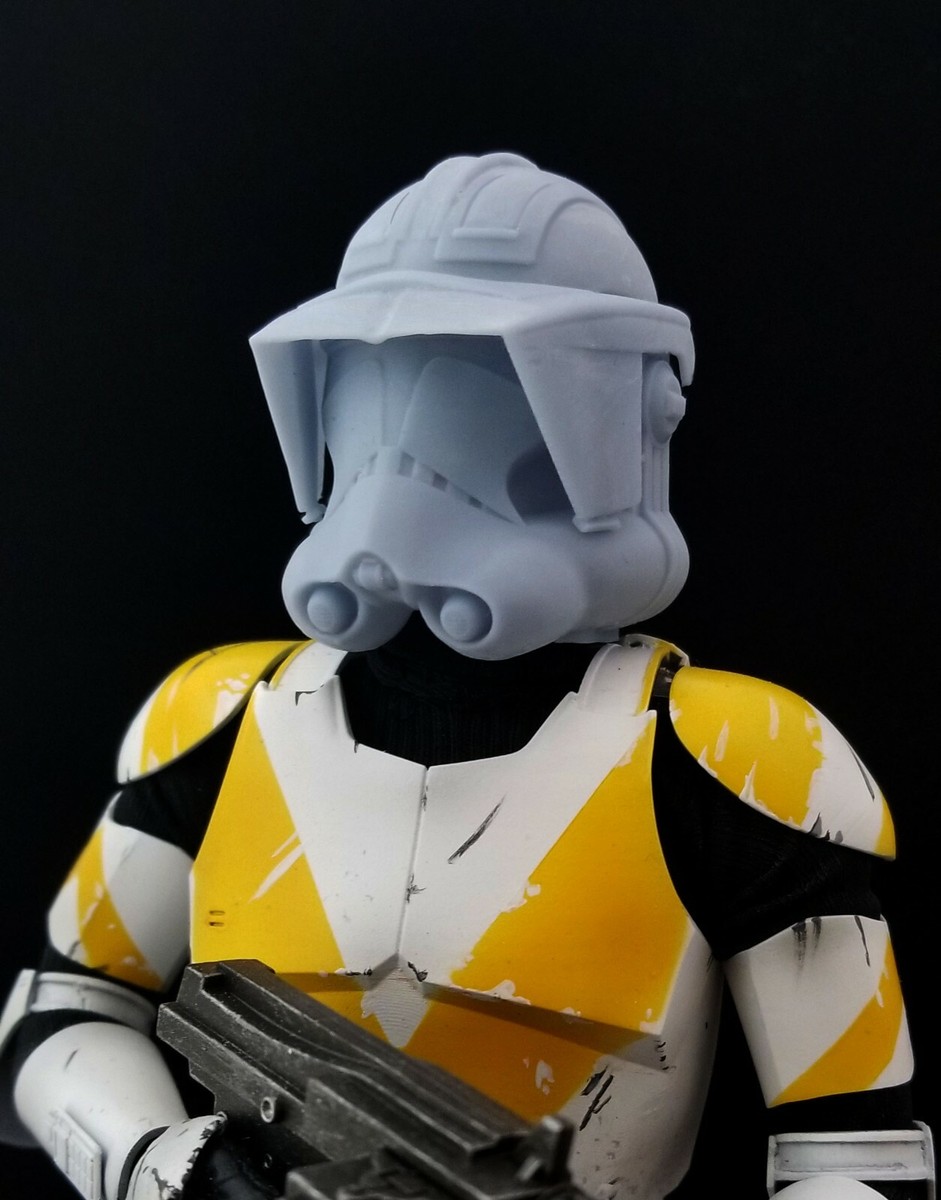 Star Wars 1/6 Heavy Clone Trooper Phase 2 Helmet Blank for Custom