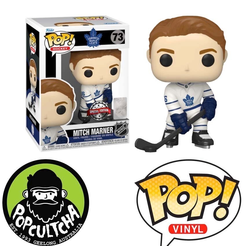 Nhl Hockey - Mitch Marner Toronto Maple Leafs White Jersey Pop! Vinyl &Quot;New&Quot;