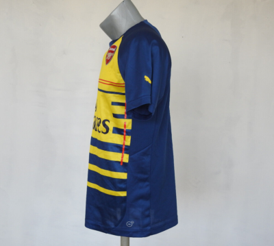 Arsenal FC 2014 Training Jersey PUMA Yellow Blue Shirt Size M