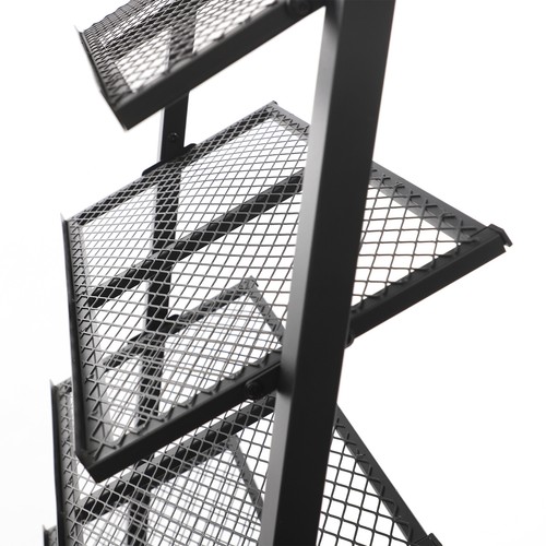 5-tier Sample Display Rack Trade Show Displays Freestanding Rack Organizer Stand - Picture 11 of 14