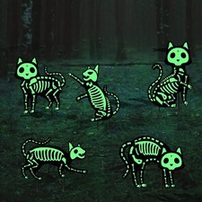 Outdoor Halloween Decorations Yard Signs - 5pcs Glow in The Dark
