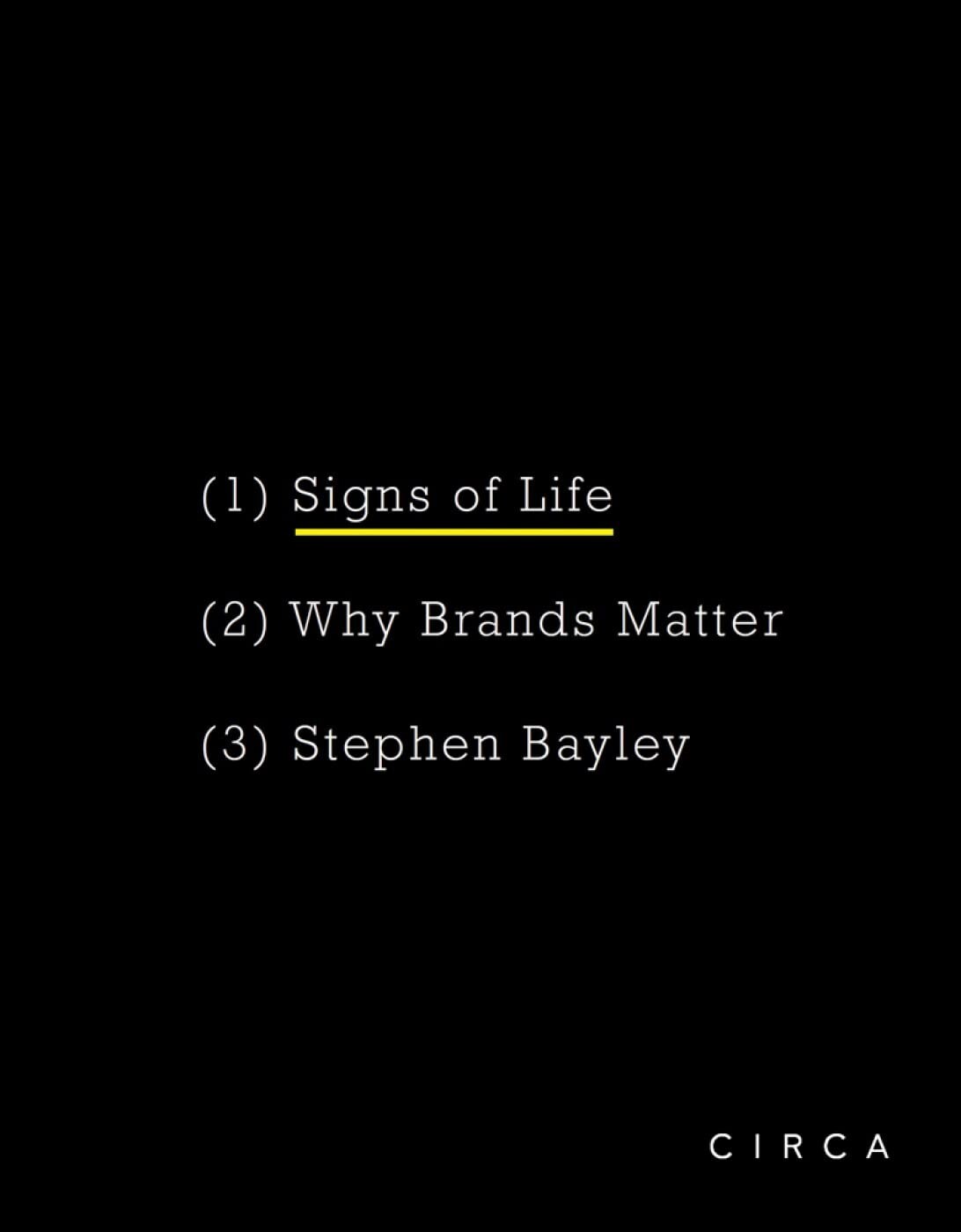 Signs of Life: Why Brands Matter by Bayley, Stephen new