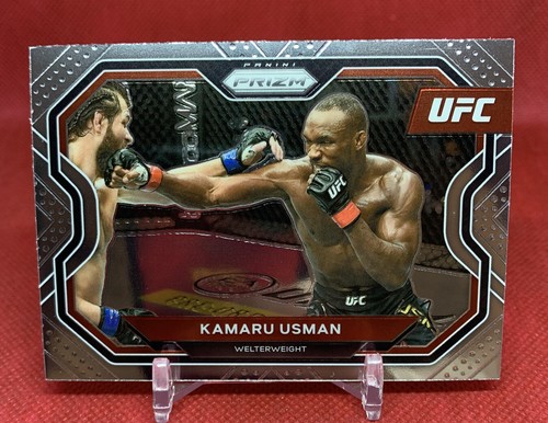 Panini Prizm UFC 2021 - Kamaru USMAN - Base Prizm - Edición debut #151 Campeón - Imagen 1 de 2