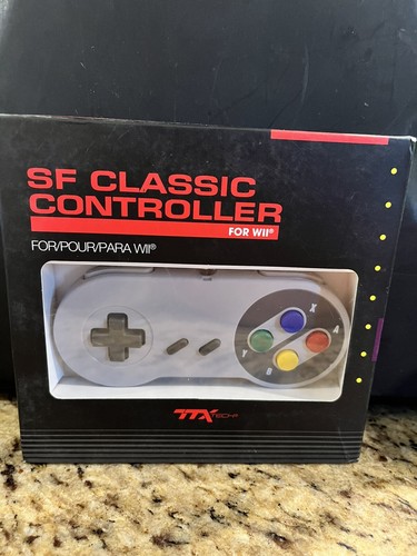 Nintendo Wii New Classic Controller Pad Super Famicom Style Remote Pad TTX Tech - Picture 2 of 4