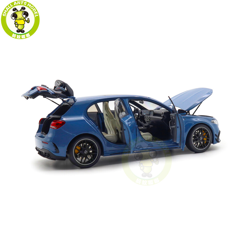 1/18 Mercedes AMG A45 S NZG Blue Diecast Model Toy Car Gifts For