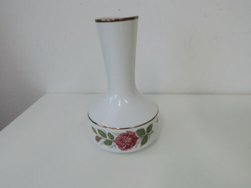 Winterling Porzellan  Blumenvase - Vase  Rosen - Goldrand - H. 21,5 cm,  - Bild 1 von 5
