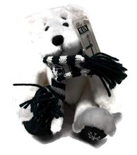 First and Main Toasty Teddy Small Plush Green Scarf