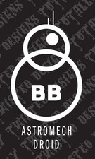 Star Wars BB8 vinyl decal sticker car truck force awakens kylo droid jedi BB-8