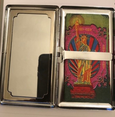 Barbie New York Dolls Mirror Tissues 120s Cigarette Case Biz Credit Card  Holder