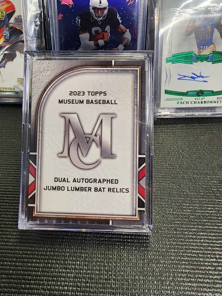 2023 Topps Museum Collection Dual Auto Jumbo Lumber Bat T.Turner/R