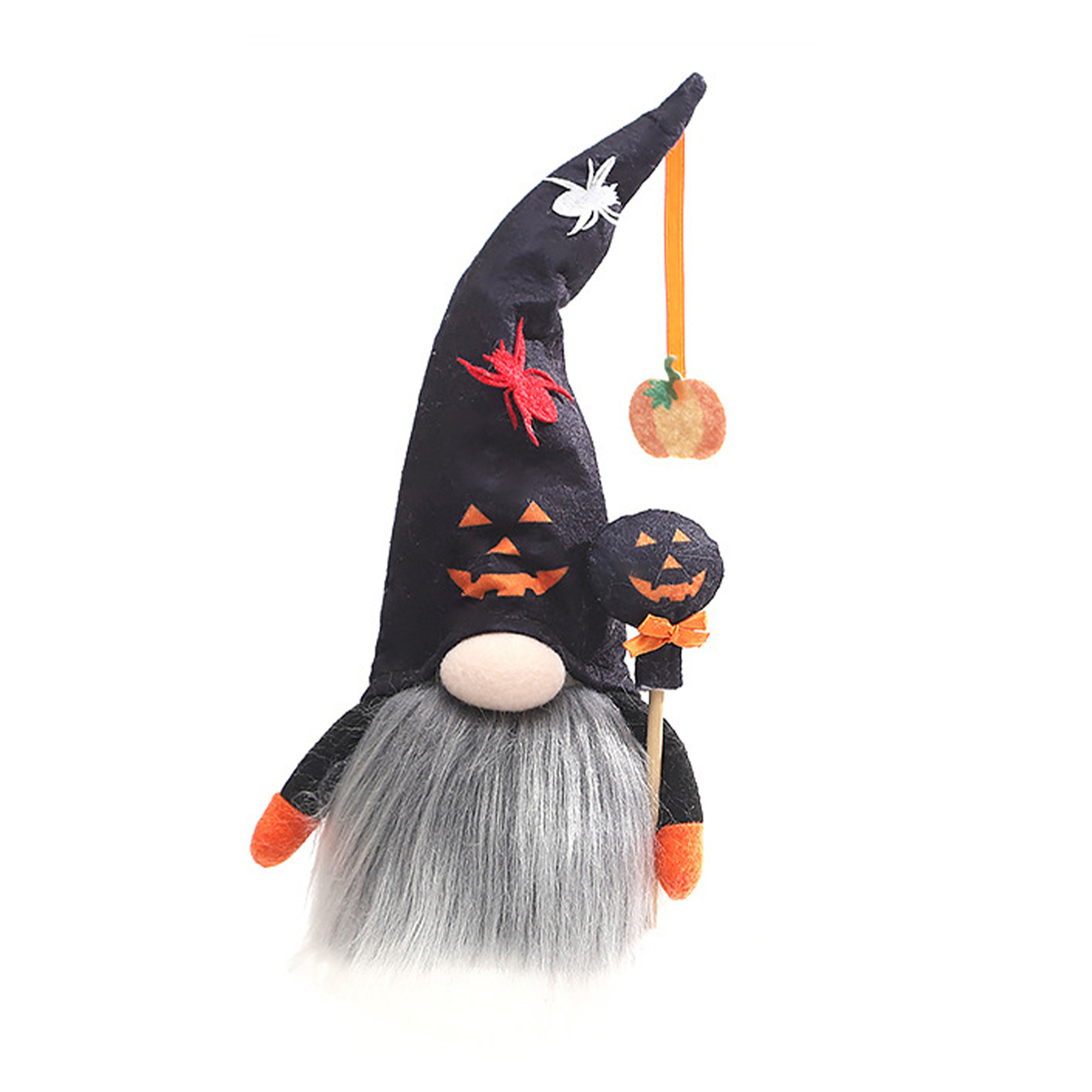 Faceless Doll No Odor Antifade Halloween Themed Glowing Plush Toy