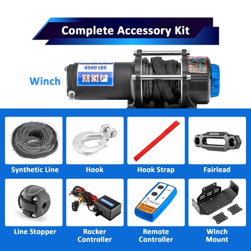 WSAYS For 2015-2025 HONDA PIONEER 500 520 UTV 4500lb Electric Winch Mount Kit - Picture 2 of 14
