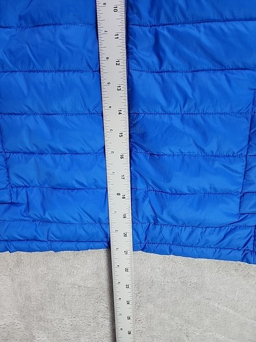 Rokka Rolla Boys 14 - 16 Blue Puffer Hooded Zipup Light Down Jacket - Picture 8 of 16