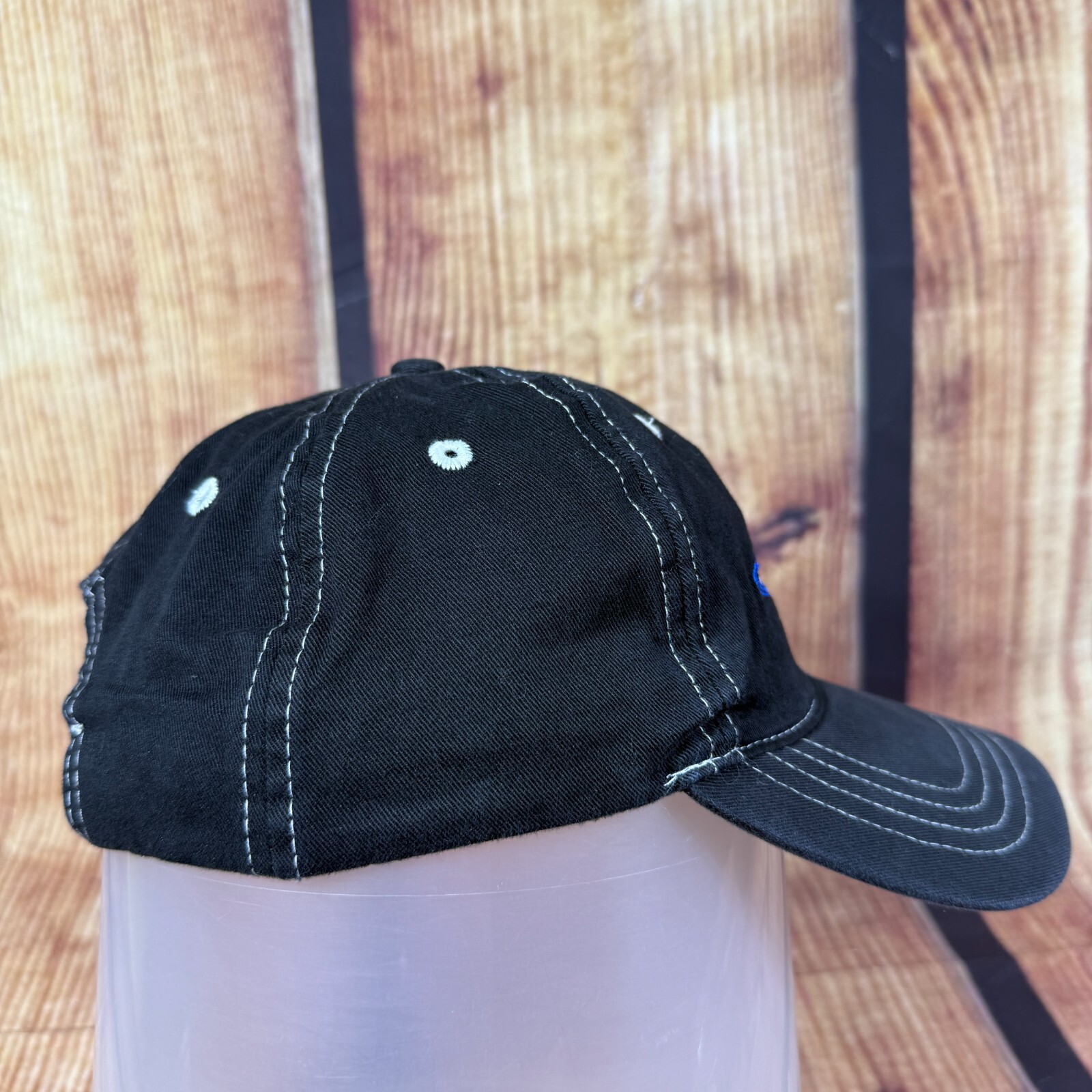 Bud Light Hat Adjustable Black Strapback Vintage … - image 5