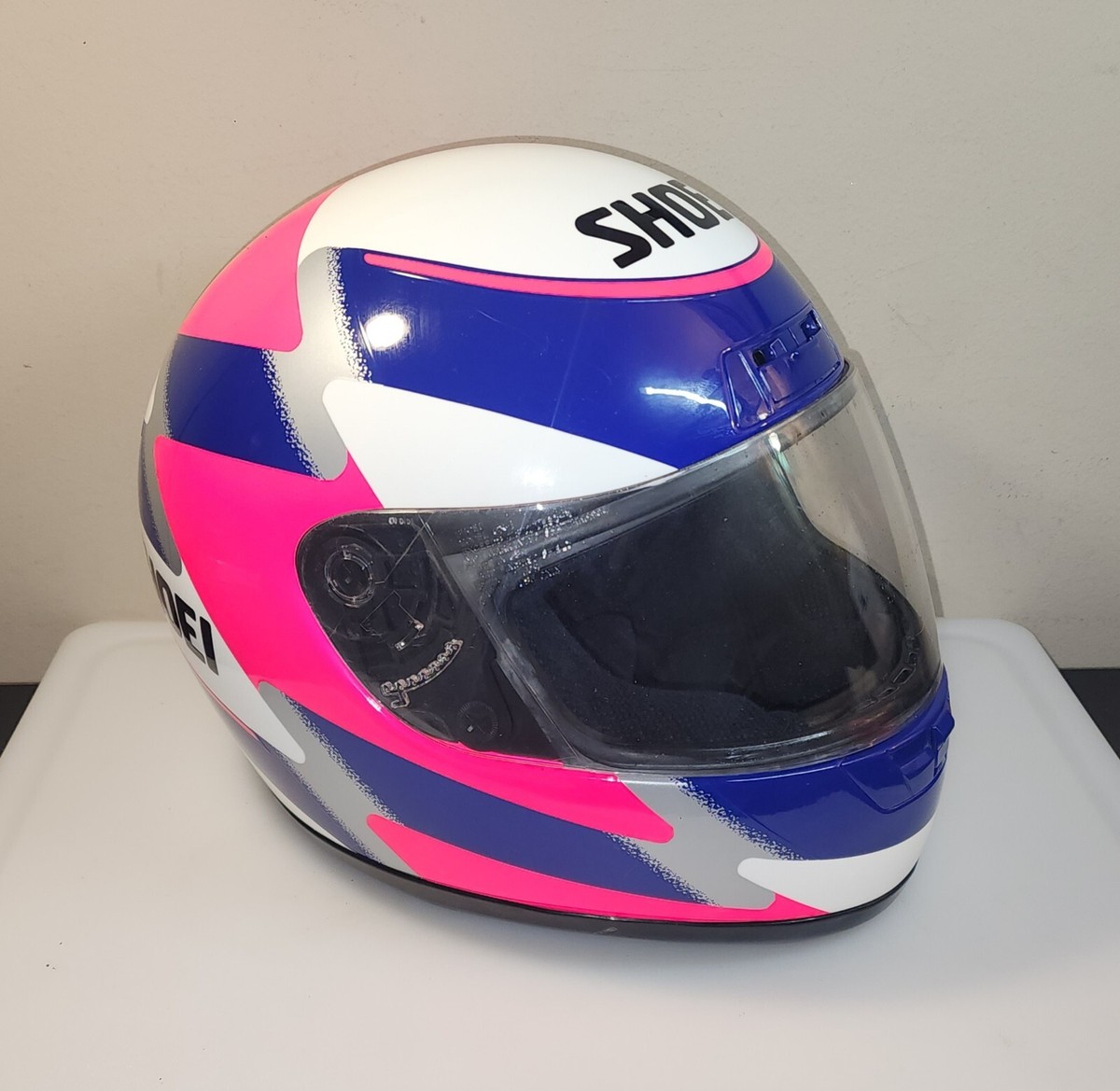 SHOEI X8 Full Face Helmet Wayne Rainey XL Vintage Retro 1991 With