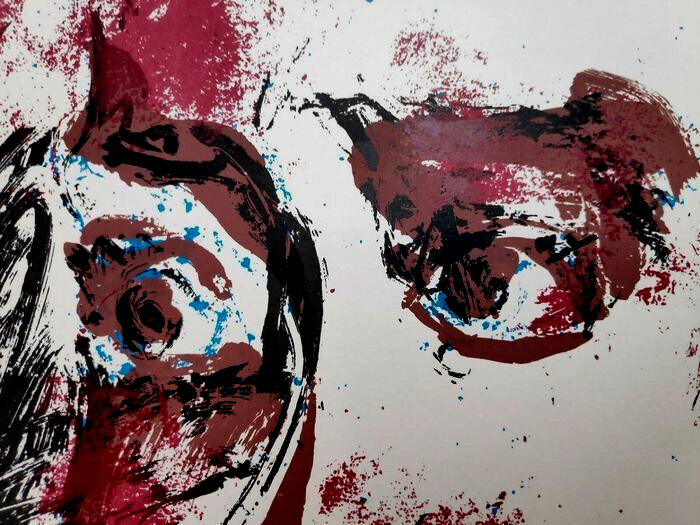 Markus Lüpertz Homage To Lorca HandSigniert, Screen Printing, EA 6/37