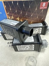 4 Indoor/Outdoor 8 Mode LED Transformer Class 2 Power 30v Christmas String Light