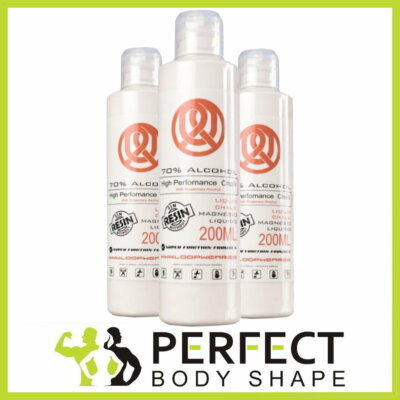 LOOPWEAR FLÜSSIGKREIDE 200ML 70% ALKOHOL ANTIBAKTERIELLES DESINFEKTIONSMITTEL GYM FITNESS GRIP