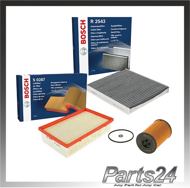 SERVICE KIT for VW PASSAT (B8/3G) 2.0 TDI BOSCH OIL AIR CABIN FILTERS 2014-2019