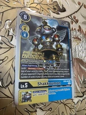 Digimon Card Game Shakkoumon 2022 Regionals Participant Foil BT8-042