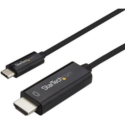 StarTech CDP2HD2MBNL 6ft (2m) USB C to HDMI Cable - 4K 60Hz USB Type C DP Alt