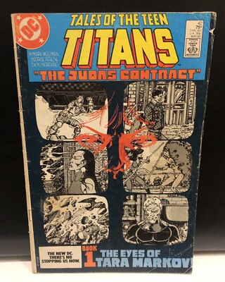 TALES OF THE TEEN TITANS #42 Comic Dc Comics 1st App Jericho Diamond Insert