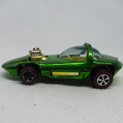 Hot Wheels Redline Silhouette Car 1967 Light Green White Interior