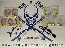 10 - Fishing Rigs, "The Big Package", Pompano, Whitings, Sea Bass, Snappers, Etc