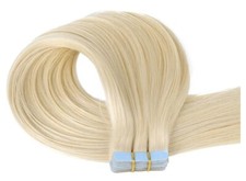 Tape in Hair Extensions, Straight Human Hair for Women, Human Hair 22" 60