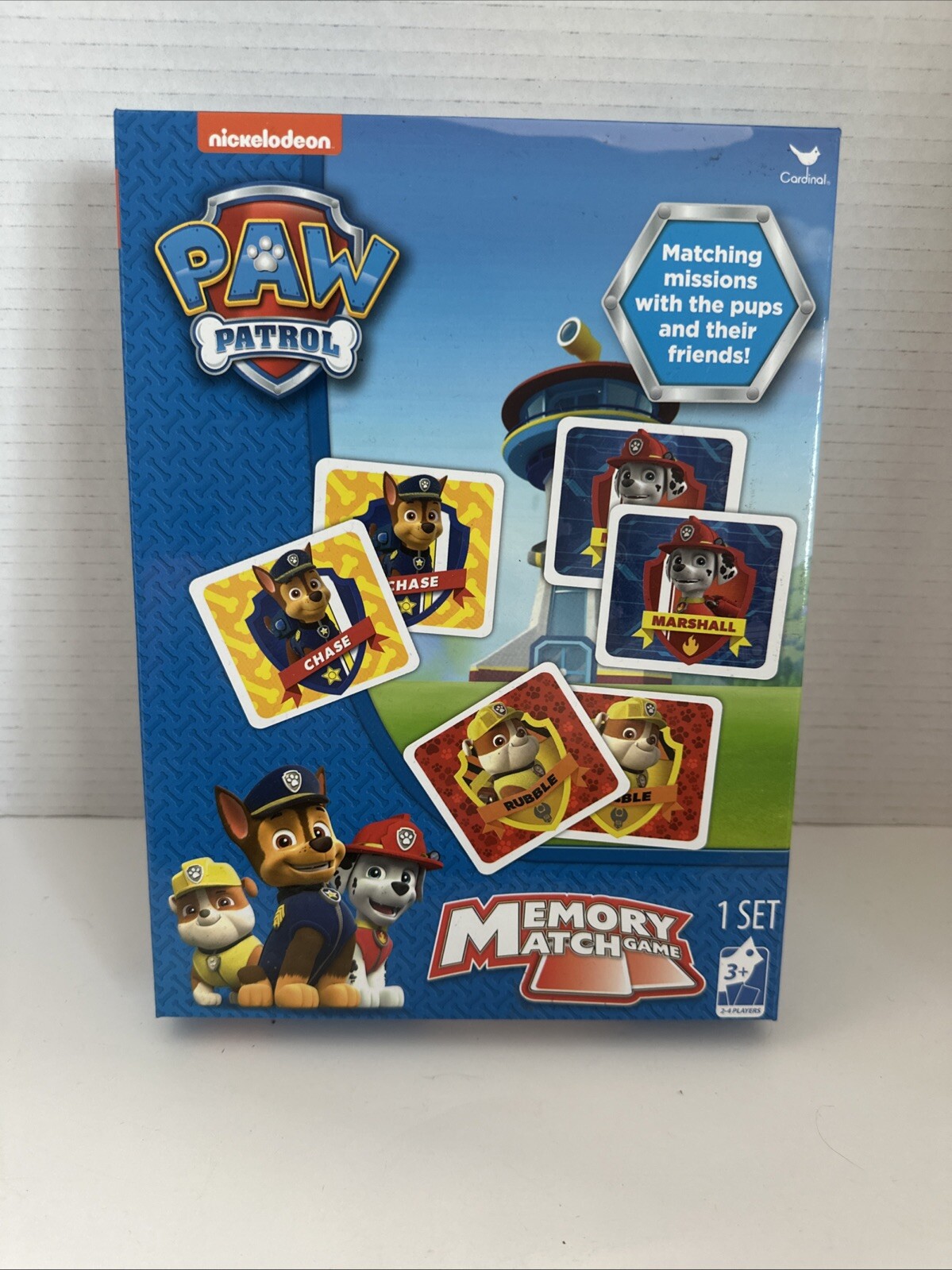PAW PATROL Memory Match Game 72 Cards Kids Learning Fun 2015  -image