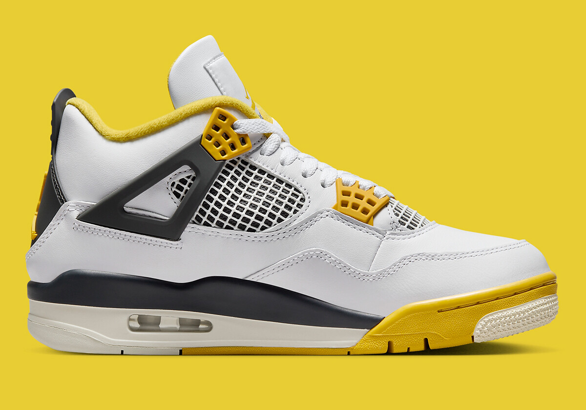 Air Jordan 4 ViViD SALFUR 28㎝ Jordan 4 Retro Vivid Sulfur (Women's) - AQ9129-101 - US
