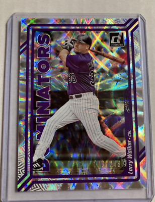 2023 Panini Donruss #D5- LARRY WALKER Dominators Silver Parallel SP #'d/349