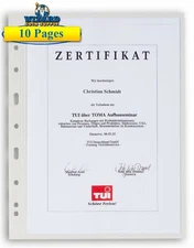 10 Lighthouse Grande Archival 1 Large Pocket Pages Clear Large Album Sheets