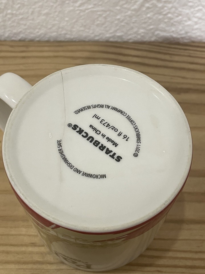 Starbucks Coffee Global Icon City Collector Series Paris Mug 16oz 2010