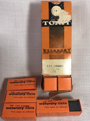 Torit Wetordry Lot Moisture-Proof Paper Disks XXX Coarse 7/8'' Inch over 1000