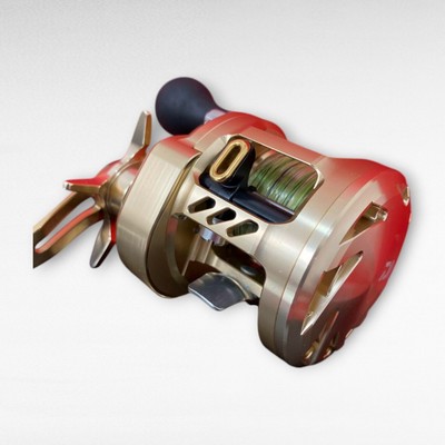 リール DAIWA BASARA 100L Daiwa Basara 100 SLP Overhauled B-24 Fishing Reel with PE 0.6 Line