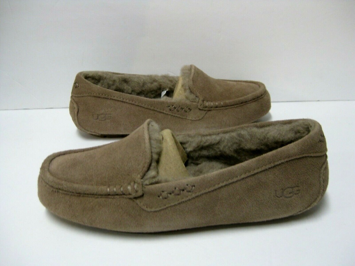 UGG ANSLEY WOMEN SLIPPER SUEDE CARIBOU US 7 /UK 5 /EU 38 /JP UGG ANSLEY WOMEN SLIPPER SUEDE CARIBOU US 7 /UK 5 /EU 38 /JP
