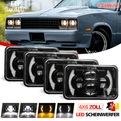 4x Chevrolet El Camino Scheinwerfer 73-92 US EU Umrüstung umrüsten El Camino NEU