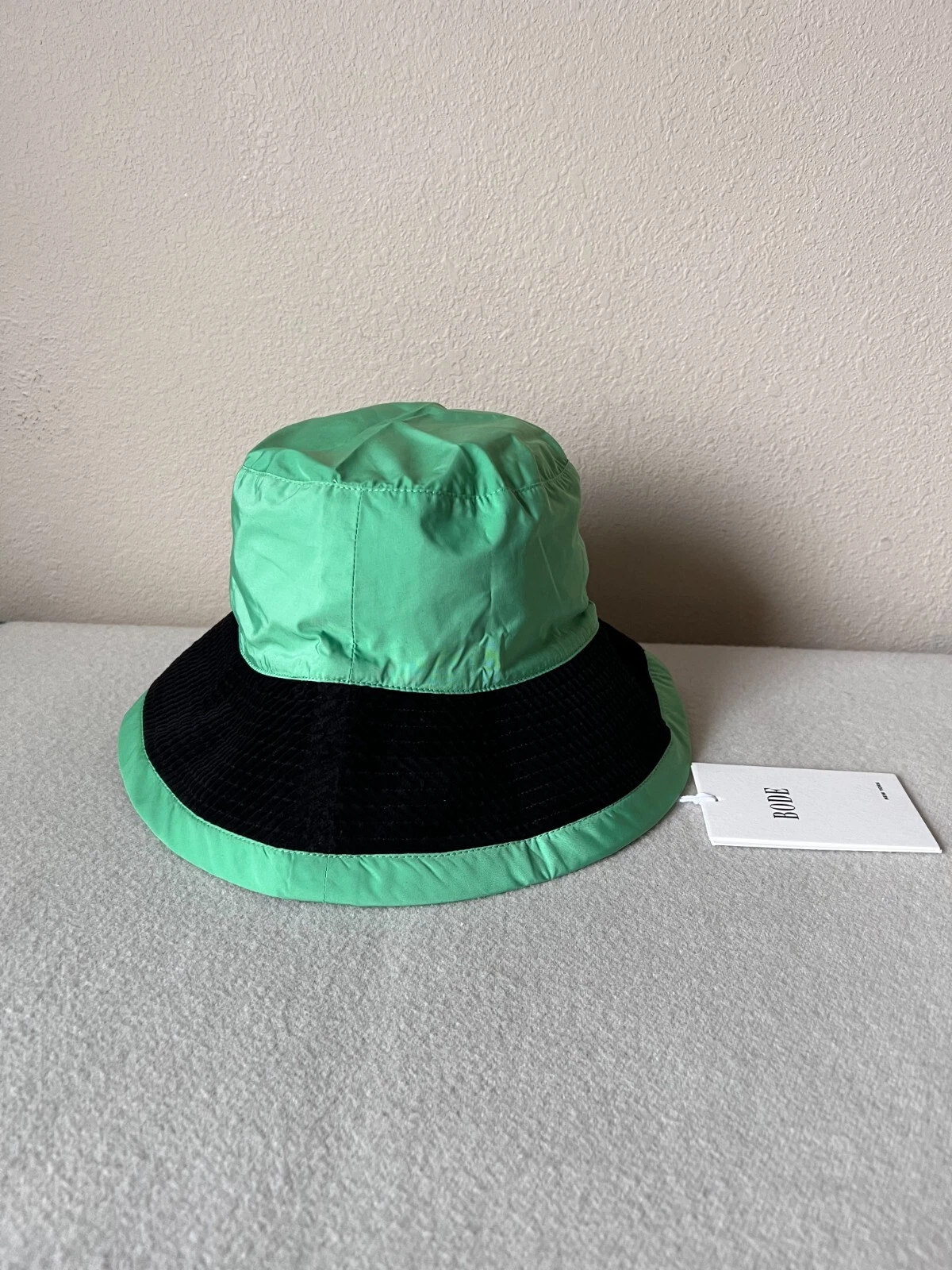 Bode Waled Bucket Hat - Green Black - NEW