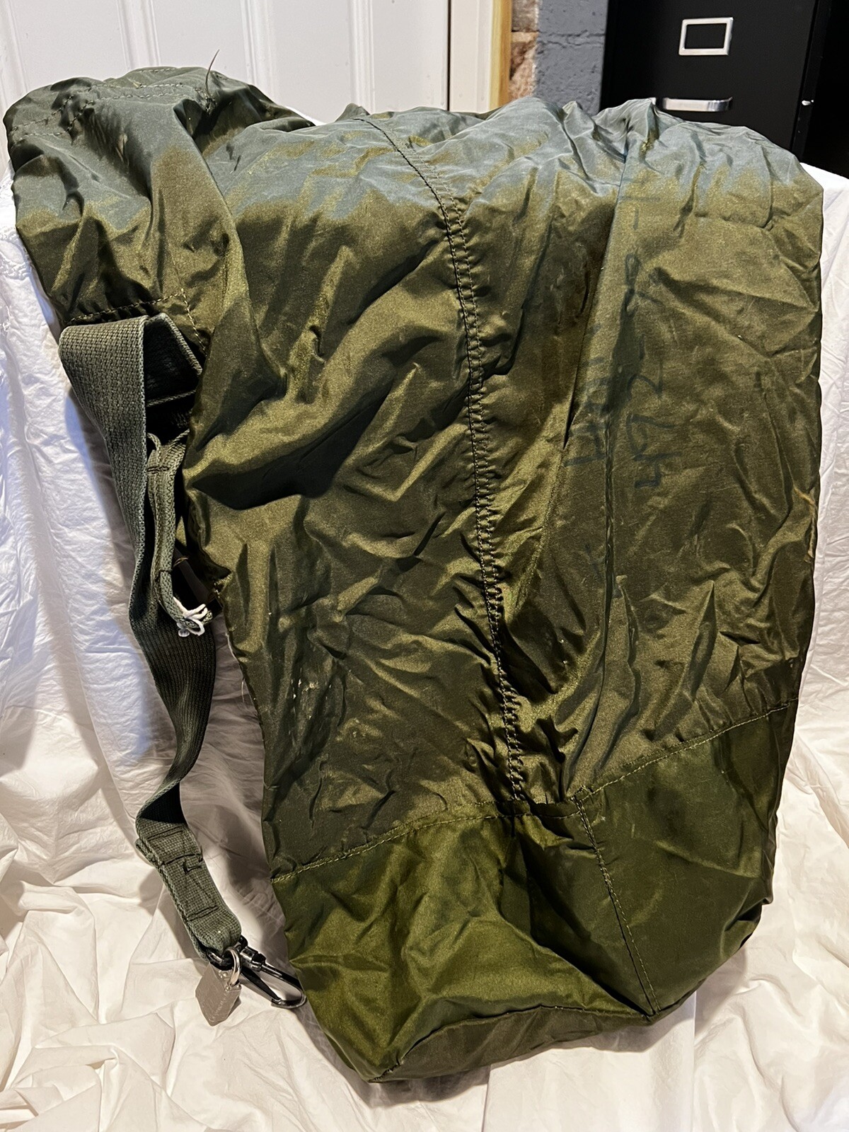 GI Military Heavy Duty Nylon Duffle Bag Rucksack Back… Gem