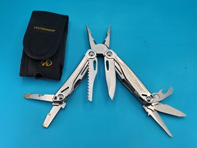 Leatherman Sidekick Multi-Tool, Knife, Pliers, Saw, Stainless! With Sheath!