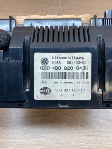 4B0820043H 5HB007604 Audi A6 AC AIR Conditioning CONTROL Climate Hella - Picture 5 of 7