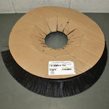 (100 ft) Flex Brush Standard Garage Door Weather Seal B0772-PP-W, 3" PP Bristle