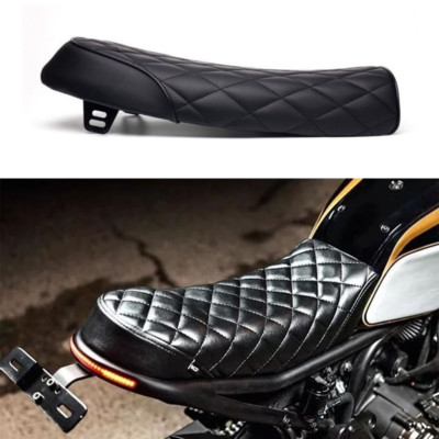Motorcycle Cafe Racer Vintage Seat Flat & Hump Saddle For