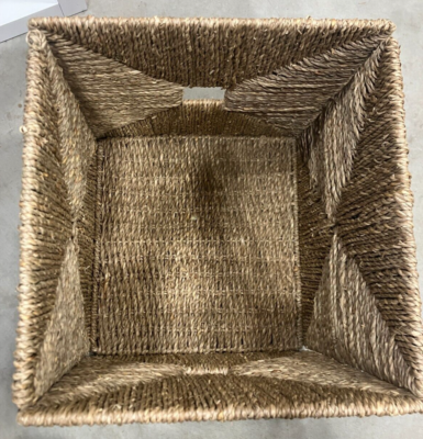 Set of 2 - Ikea KNIPSA Basket Decorative Box Seagrass 12½ x 13 x